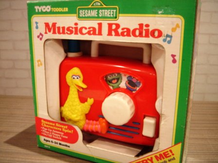 セサミストリート ラジオのおもちゃ レトロ可愛い雑貨屋ソース ｗｅｂショップ