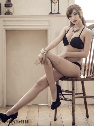 ブラ・ショーツセット(BRA&SHORTS) 001bk