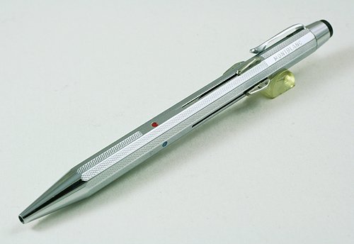 モンブラン ４色ボールペン シルバー925ペンの機能材質油性インク - 筆記具