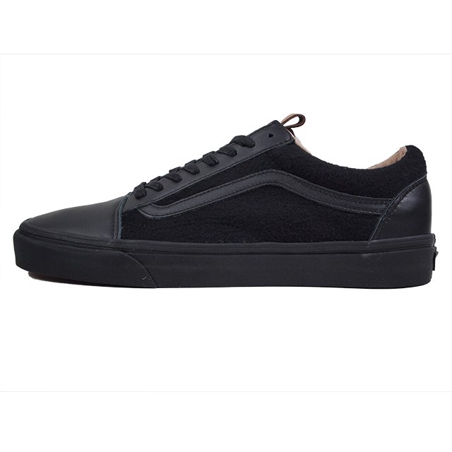 black black vans old skool