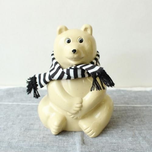 フィンランドのしろくま貯金箱 Polar Bear Money Box