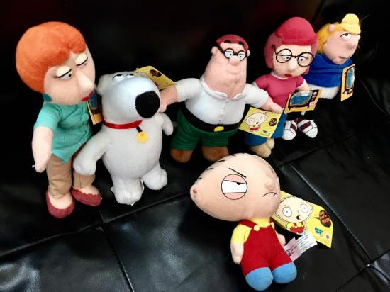 僅か在庫あり ファミリーガイ人形セット Family Guy Plush Doll Set アメリカ直輸入 正規品激レア ステューウィー ピーター グリフィン ブライアン