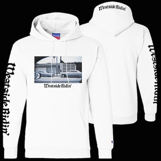westside ridin hoodie tre fo arm chest custom model