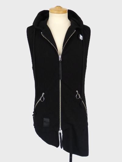 long hoodie black