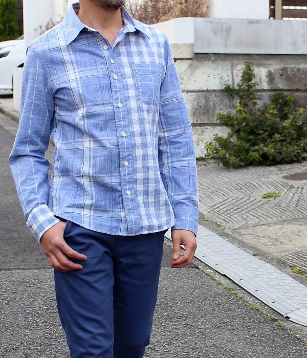<img class='new_mark_img1' src='//img.shop-pro.jp/img/new/icons5.gif' style='border:none;display:inline;margin:0px;padding:0px;width:auto;' />COTTON LINEN MIX SHIRT