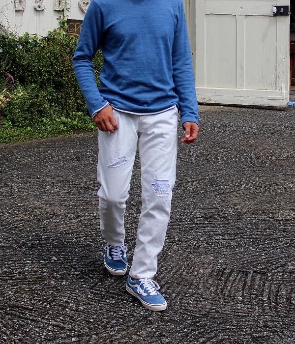 VINTAGE WHITE JEANS REMAKE
