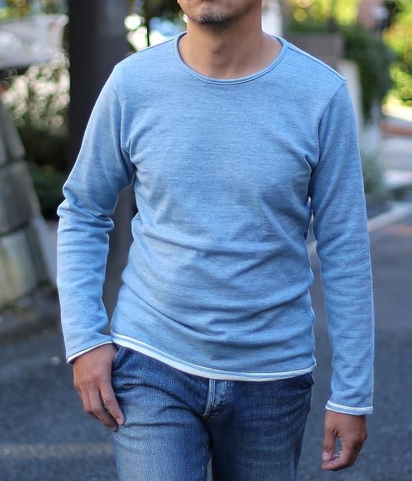 REVERSIBLE BORDER L/S T-SHIRT