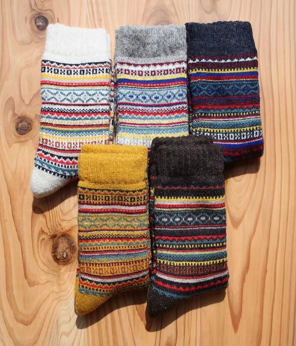<img class='new_mark_img1' src='//img.shop-pro.jp/img/new/icons5.gif' style='border:none;display:inline;margin:0px;padding:0px;width:auto;' />H FOOTWEAR WOOL FAIR ISLE