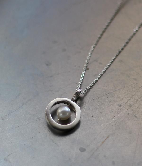 【MARUCO】 SILVER MARU PEARL NECKLACE ・LARGE