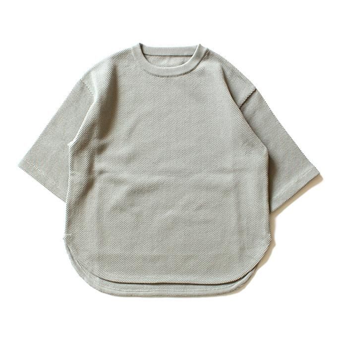crepuscule crepuscule / KANOKO 3/4 クルーネックプルオーバー - Blue(ライトグリーン)1601-001<img class='new_mark_img2' src='//img.shop-pro.jp/img/new/icons47.gif' style='border:none;display:inline;margin:0px;padding:0px;width:auto;' /> 01
