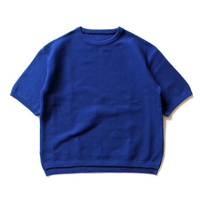 crepuscule crepuscule / MESH S/S クルーネックプルオーバー - Blue(ブルー)1601-006<img class='new_mark_img2' src='//img.shop-pro.jp/img/new/icons47.gif' style='border:none;display:inline;margin:0px;padding:0px;width:auto;' /> 01