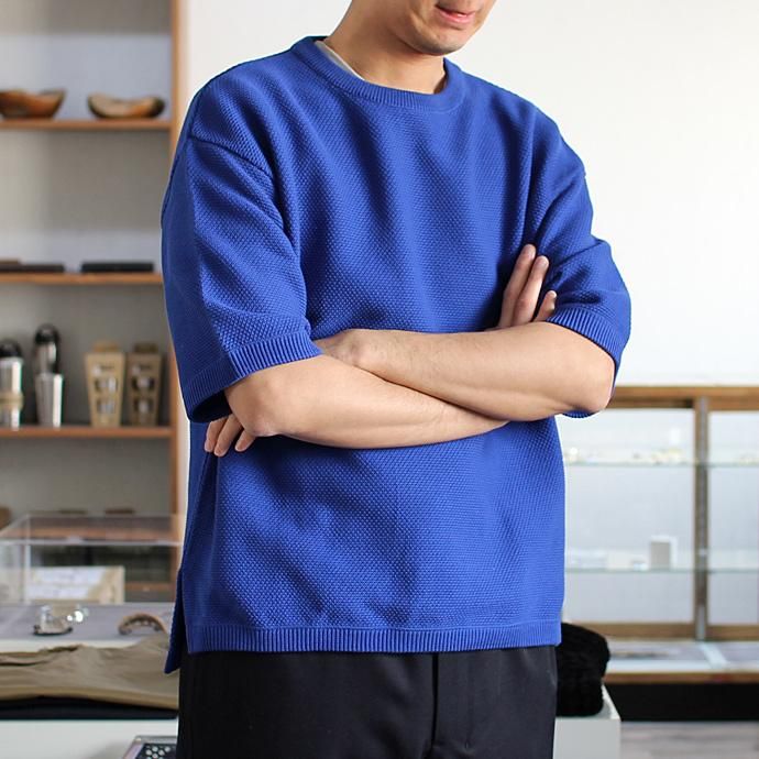 crepuscule crepuscule / MESH S/S クルーネックプルオーバー - Blue(ブルー)1601-006<img class='new_mark_img2' src='//img.shop-pro.jp/img/new/icons47.gif' style='border:none;display:inline;margin:0px;padding:0px;width:auto;' /> 02
