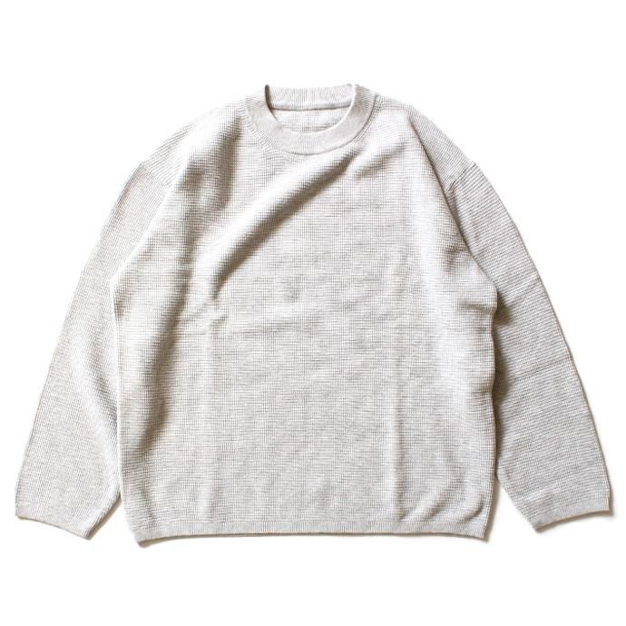 crepuscule crepuscule / THERMAL P/O サーマル クルーネックプルオーバー 1601-003 - L. Gray(ライトグレー)<img class='new_mark_img2' src='//img.shop-pro.jp/img/new/icons47.gif' style='border:none;display:inline;margin:0px;padding:0px;width:auto;' /> 01