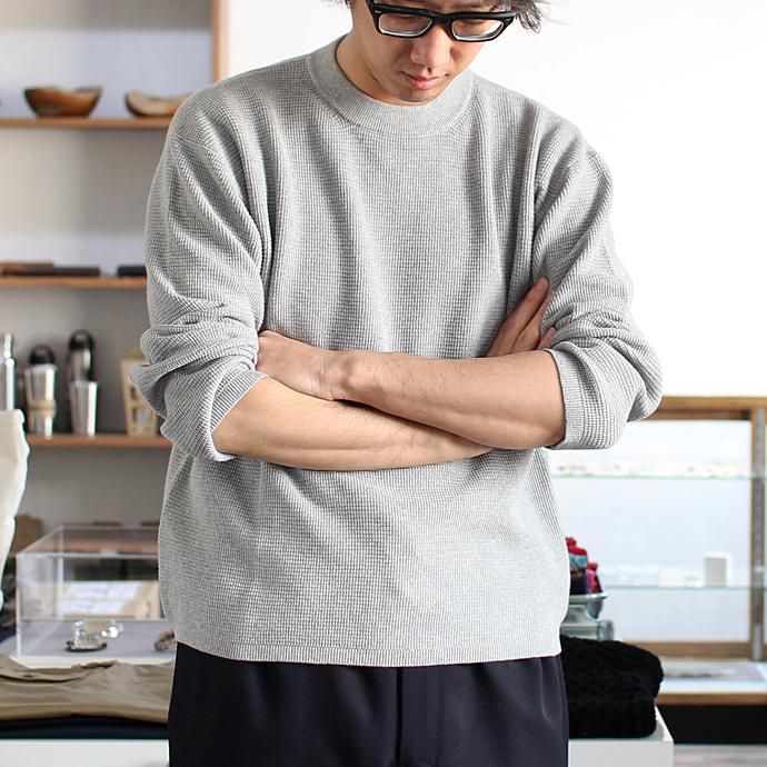 crepuscule crepuscule / THERMAL P/O サーマル クルーネックプルオーバー 1601-003 - Gray(グレー)<img class='new_mark_img2' src='//img.shop-pro.jp/img/new/icons47.gif' style='border:none;display:inline;margin:0px;padding:0px;width:auto;' /> 02