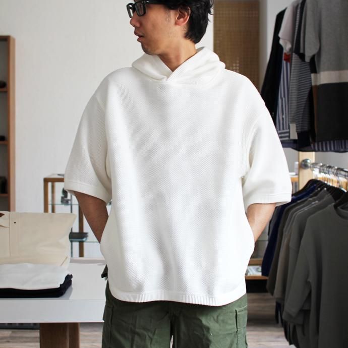 crepuscule crepuscule / MESH パーカー 1601-005 - White(ホワイト) 01