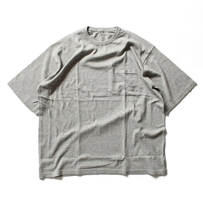 crepuscule crepuscule / Knit T-Shirt ニットTシャツ 1601-010 - Gray(グレー)<img class='new_mark_img2' src='//img.shop-pro.jp/img/new/icons48.gif' style='border:none;display:inline;margin:0px;padding:0px;width:auto;' /> 01