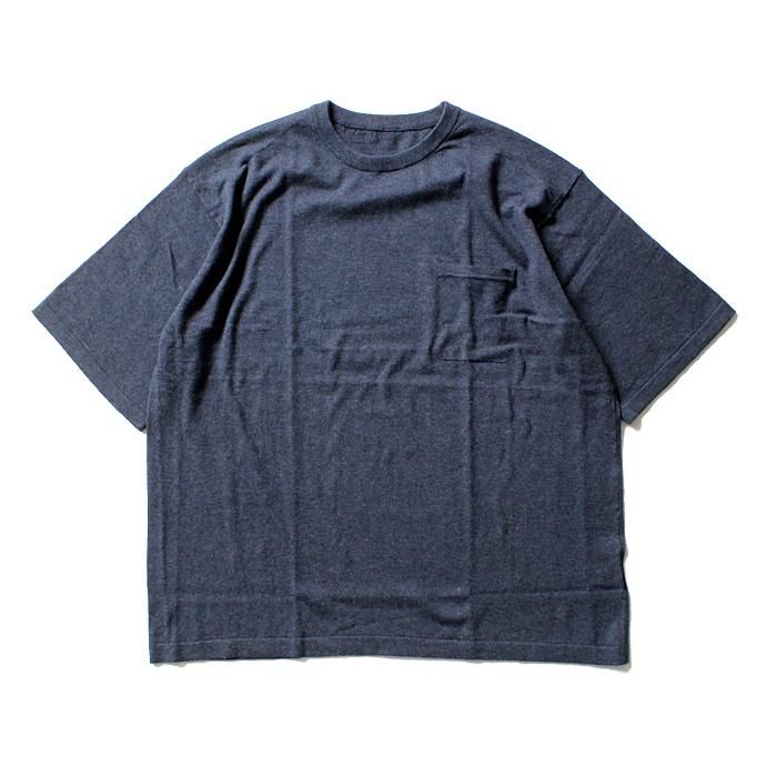 crepuscule crepuscule / Knit T-Shirt ニットTシャツ 1601-010 - Navy(ネイビー)<img class='new_mark_img2' src='//img.shop-pro.jp/img/new/icons47.gif' style='border:none;display:inline;margin:0px;padding:0px;width:auto;' /> 01