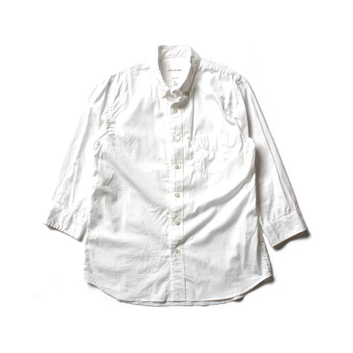 102042902 STILL BY HAND / 6分袖ブロードBDシャツ SH0262 - ホワイト 01