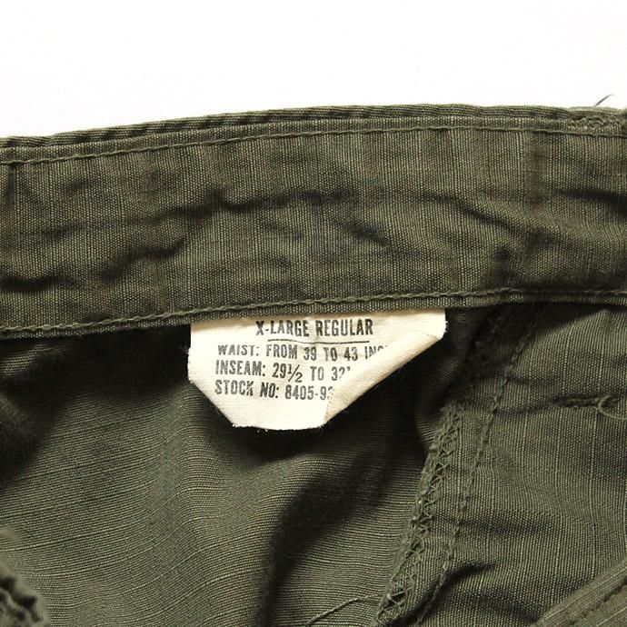 happening U.S. ARMY / 60s ジャングルファティーグパンツ リップストップ XL/R<img class='new_mark_img2' src='//img.shop-pro.jp/img/new/icons47.gif' style='border:none;display:inline;margin:0px;padding:0px;width:auto;' /> 02