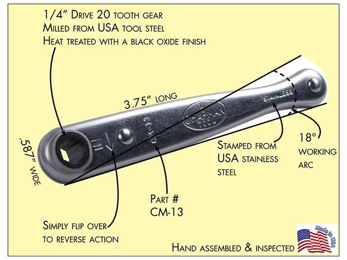 102374908 The Chapman Mfg. Co. / Cyclist's Screwdriver Set チャップマンサイクリストセット 02