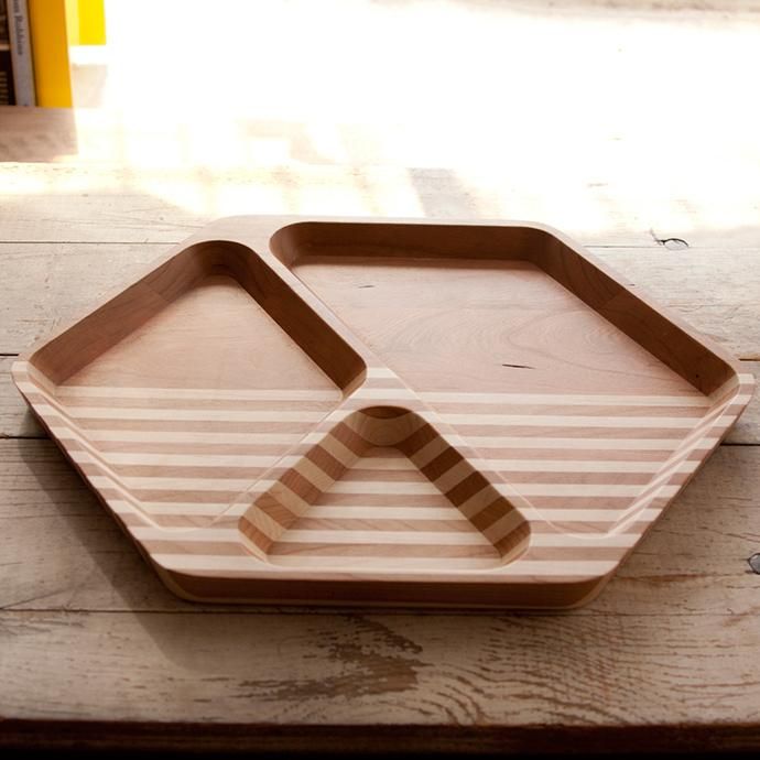 Other Brands M&U Co. / Hex Tray - Cherry ヘックス ウッドトレイ チェリー<img class='new_mark_img2' src='//img.shop-pro.jp/img/new/icons47.gif' style='border:none;display:inline;margin:0px;padding:0px;width:auto;' /> 02