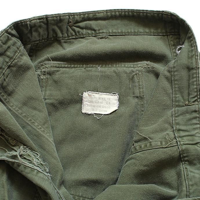 happening U.S. ARMY / 60s Utility Pants ユーティリティーパンツ タブ付き L<img class='new_mark_img2' src='//img.shop-pro.jp/img/new/icons47.gif' style='border:none;display:inline;margin:0px;padding:0px;width:auto;' /> 02