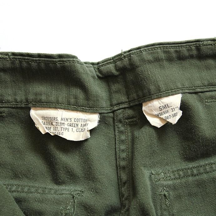 happening U.S. ARMY / 60s Utility Pants ユーティリティーパンツ タブ付き S<img class='new_mark_img2' src='//img.shop-pro.jp/img/new/icons47.gif' style='border:none;display:inline;margin:0px;padding:0px;width:auto;' /> 02