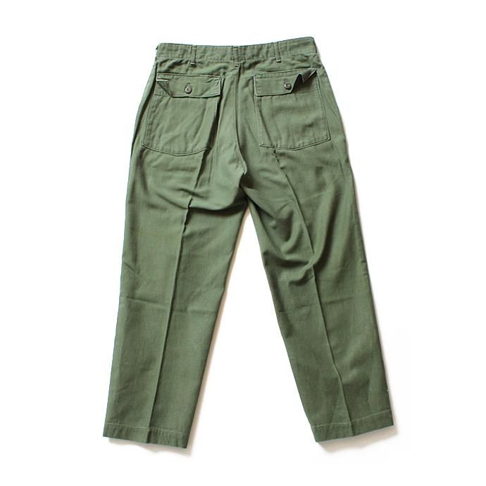 102479114 U.S. ARMY / 70s Utility Pants ユーティリティーパンツ ジップフロント 36 02