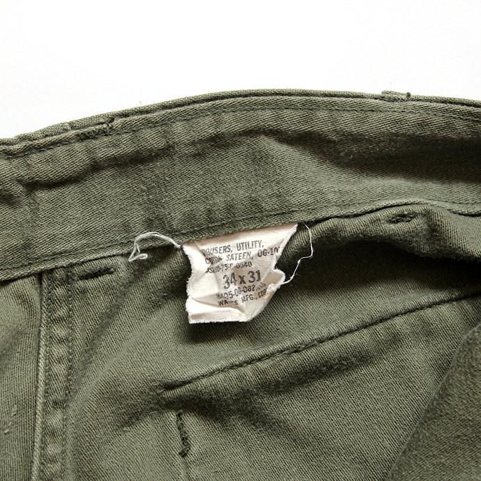 102480281 U.S. ARMY / 70s Utility Pants ユーティリティーパンツ 34x31<img class='new_mark_img2' src='//img.shop-pro.jp/img/new/icons47.gif' style='border:none;display:inline;margin:0px;padding:0px;width:auto;' /> 02