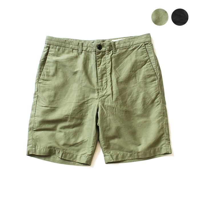 STILL BY HAND 綿麻モールスキンショーツ PT0662 全2色 01