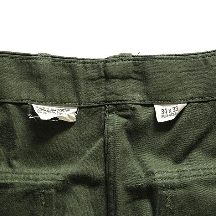 102521225 U.S. ARMY / 70s Utility Pants ユーティリティーパンツ 34x33<img class='new_mark_img2' src='//img.shop-pro.jp/img/new/icons47.gif' style='border:none;display:inline;margin:0px;padding:0px;width:auto;' /> 02