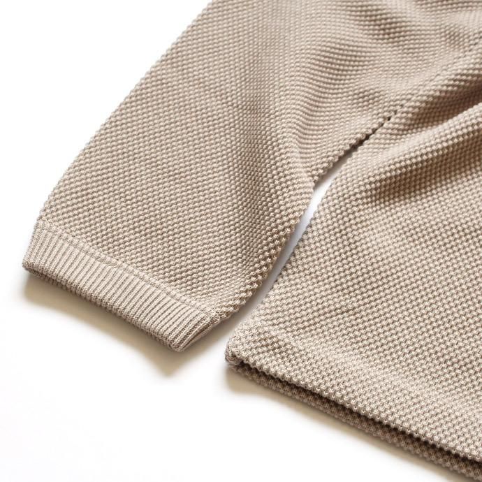 crepuscule crepuscule / moss stitch P/O 鹿の子編みクルーネックプルオーバー 1603-001 - Beige<img class='new_mark_img2' src='//img.shop-pro.jp/img/new/icons47.gif' style='border:none;display:inline;margin:0px;padding:0px;width:auto;' /> 02