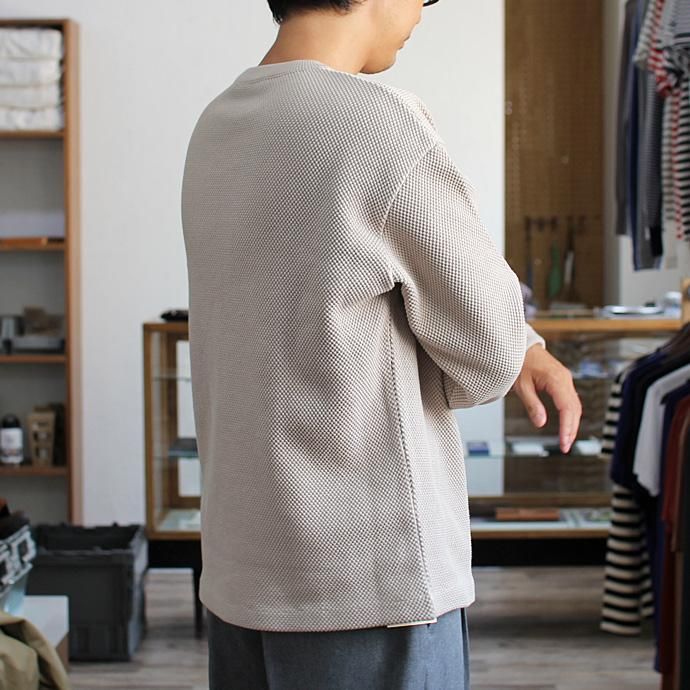 crepuscule crepuscule / moss stitch P/O 鹿の子編みクルーネックプルオーバー 1603-001 - Beige<img class='new_mark_img2' src='//img.shop-pro.jp/img/new/icons47.gif' style='border:none;display:inline;margin:0px;padding:0px;width:auto;' /> 02