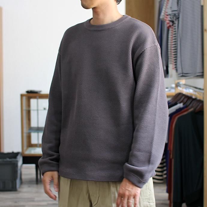 crepuscule crepuscule / moss stitch P/O 鹿の子編みクルーネックプルオーバー 1603-001 - C.Gray<img class='new_mark_img2' src='//img.shop-pro.jp/img/new/icons47.gif' style='border:none;display:inline;margin:0px;padding:0px;width:auto;' /> 02