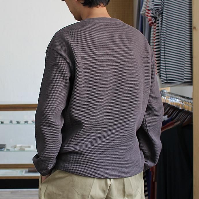 crepuscule crepuscule / moss stitch P/O 鹿の子編みクルーネックプルオーバー 1603-001 - C.Gray<img class='new_mark_img2' src='//img.shop-pro.jp/img/new/icons47.gif' style='border:none;display:inline;margin:0px;padding:0px;width:auto;' /> 02
