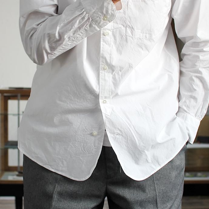 STILL BY HAND シャンブレータイプライターBDシャツ SH0663 - ホワイト<img class='new_mark_img2' src='//img.shop-pro.jp/img/new/icons47.gif' style='border:none;display:inline;margin:0px;padding:0px;width:auto;' /> 02