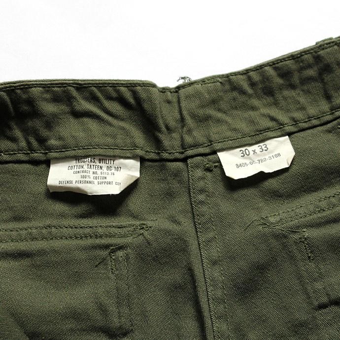 106116788 U.S. ARMY / 70s Utility Pants ユーティリティーパンツ 30x33 02