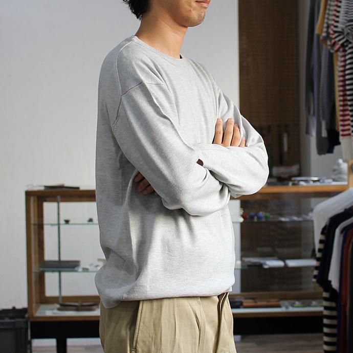 crepuscule crepuscule / wool crewneck L/S ハイゲージウールクルーネックプルオーバー 1603-004 - L.Gray<img class='new_mark_img2' src='//img.shop-pro.jp/img/new/icons47.gif' style='border:none;display:inline;margin:0px;padding:0px;width:auto;' /> 01