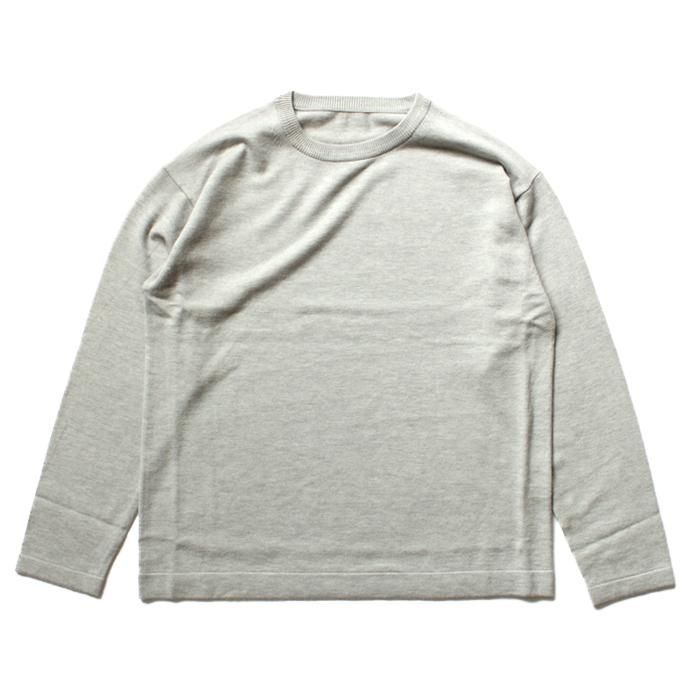 crepuscule crepuscule / wool crewneck L/S ハイゲージウールクルーネックプルオーバー 1603-004 - L.Gray<img class='new_mark_img2' src='//img.shop-pro.jp/img/new/icons47.gif' style='border:none;display:inline;margin:0px;padding:0px;width:auto;' /> 02