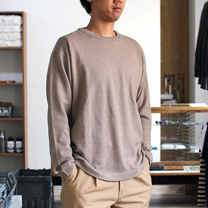 crepuscule crepuscule / wool crewneck L/S ハイゲージウールクルーネックプルオーバー 1603-004 - Camel<img class='new_mark_img2' src='//img.shop-pro.jp/img/new/icons47.gif' style='border:none;display:inline;margin:0px;padding:0px;width:auto;' /> 01
