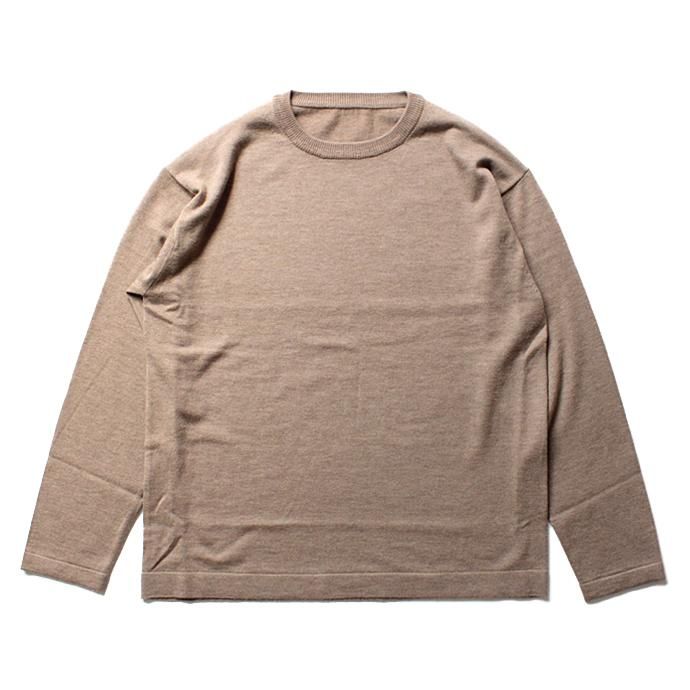 crepuscule crepuscule / wool crewneck L/S ハイゲージウールクルーネックプルオーバー 1603-004 - Camel<img class='new_mark_img2' src='//img.shop-pro.jp/img/new/icons47.gif' style='border:none;display:inline;margin:0px;padding:0px;width:auto;' /> 02