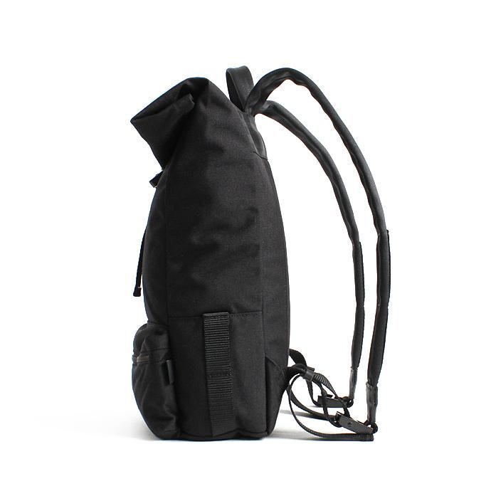 DEFY Theodore Rolltop Backpack - Black Cordura ロールトップバックパック コーデュラナイロン 02