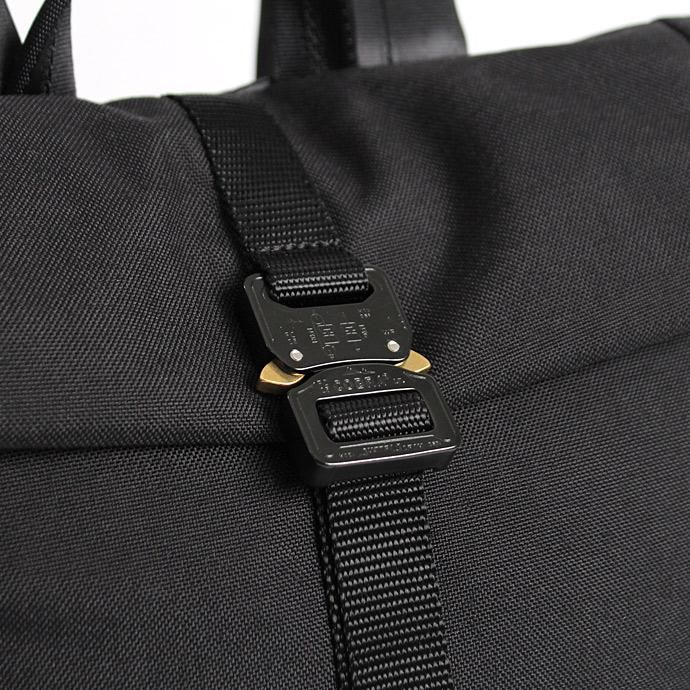 DEFY Theodore Rolltop Backpack - Black Cordura ロールトップバックパック コーデュラナイロン 02