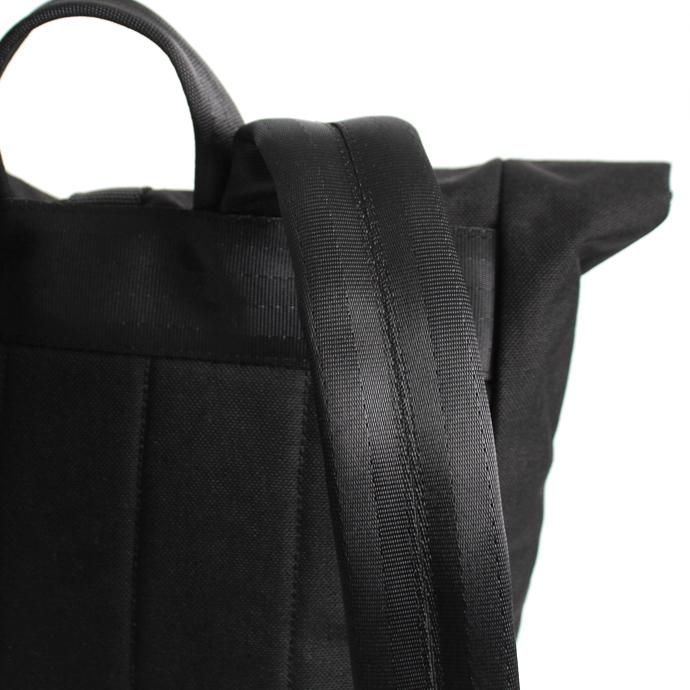 DEFY Theodore Rolltop Backpack - Black Cordura ロールトップバックパック コーデュラナイロン 02