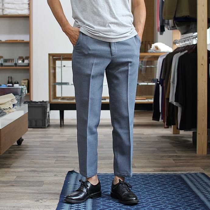 Hexico Deformer Pants - Ex. MW Slacks リメイクスラックス - Bluegrey 32<img class='new_mark_img2' src='//img.shop-pro.jp/img/new/icons47.gif' style='border:none;display:inline;margin:0px;padding:0px;width:auto;' /> 02