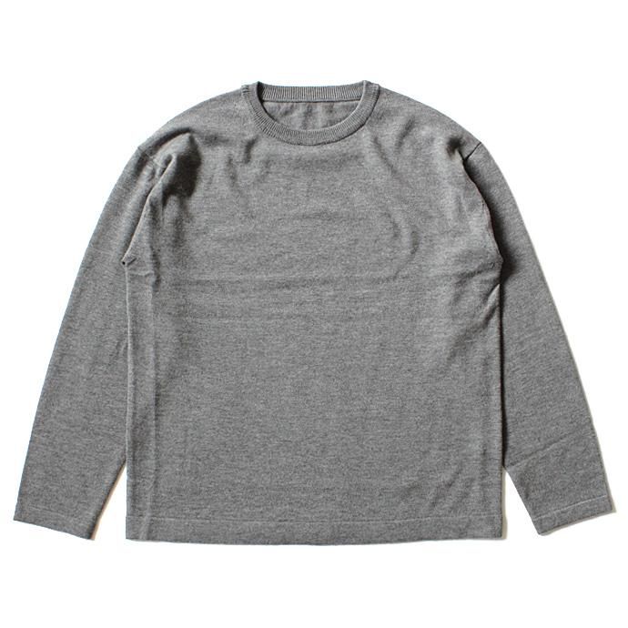 crepuscule crepuscule / wool crewneck L/S ハイゲージウールクルーネックプルオーバー 1603-004 - Gray<img class='new_mark_img2' src='//img.shop-pro.jp/img/new/icons47.gif' style='border:none;display:inline;margin:0px;padding:0px;width:auto;' /> 02