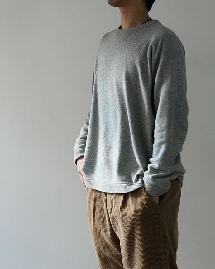 crepuscule crepuscule / wool crewneck L/S ハイゲージウールクルーネックプルオーバー 1603-004 - Gray<img class='new_mark_img2' src='//img.shop-pro.jp/img/new/icons47.gif' style='border:none;display:inline;margin:0px;padding:0px;width:auto;' /> 02