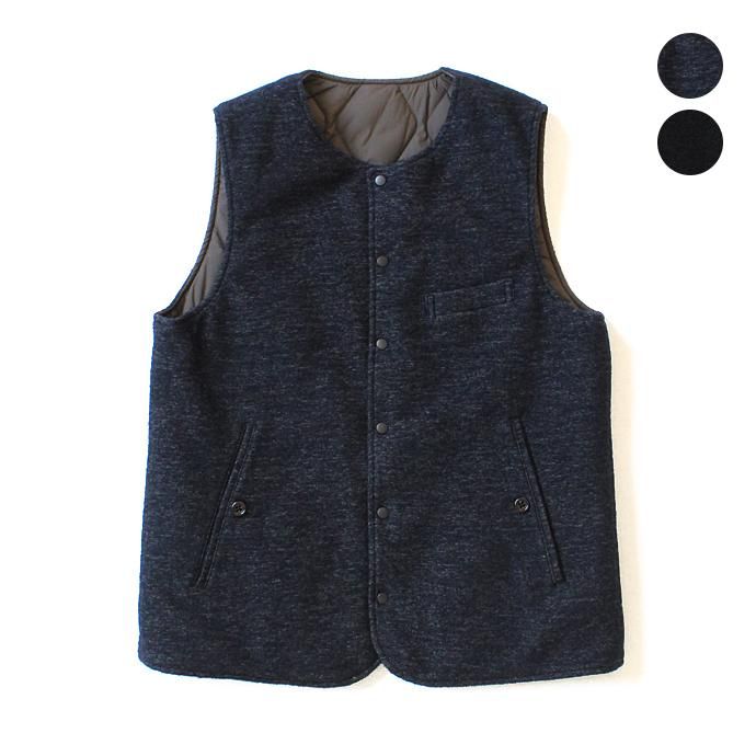 107226174 STILL BY HAND / シンサレート中綿入りリバーシブルベスト VE0363 - 全2色 01