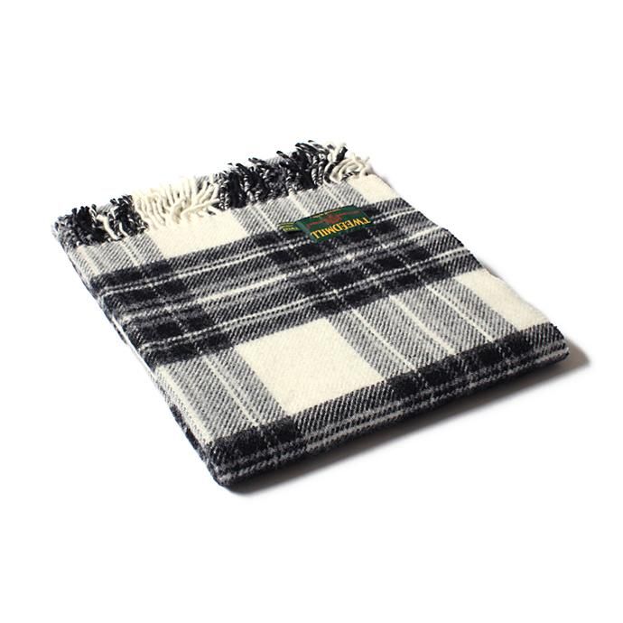 TWEEDMILL TWEEDMILL / ウール タータンチェックブランケット - モノトーン Grey Dress Stewart<img class='new_mark_img2' src='//img.shop-pro.jp/img/new/icons47.gif' style='border:none;display:inline;margin:0px;padding:0px;width:auto;' /> 02