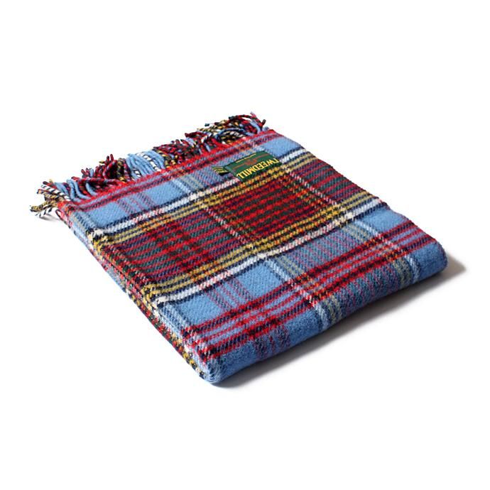 TWEEDMILL TWEEDMILL / ウール タータンチェックブランケット - ブルー Anderson<img class='new_mark_img2' src='//img.shop-pro.jp/img/new/icons47.gif' style='border:none;display:inline;margin:0px;padding:0px;width:auto;' /> 02